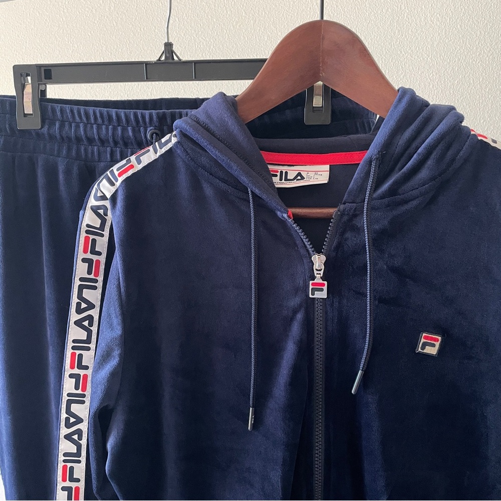 FILA Navy Blue Tracksuit Set with Logo - Picture 2 of 8
